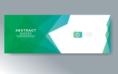 Vector abstract design web banner template. Web Design Elements - Header Design. Abstract geometric web banner template on grey background.Modern banner.