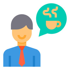 Businessman flat icon