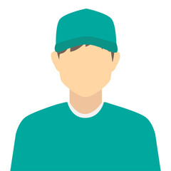配送業者の男性