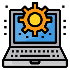 Setting filled outline icon