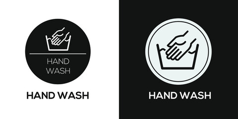 Creative (Hand wash) Icon ,Vector sign.