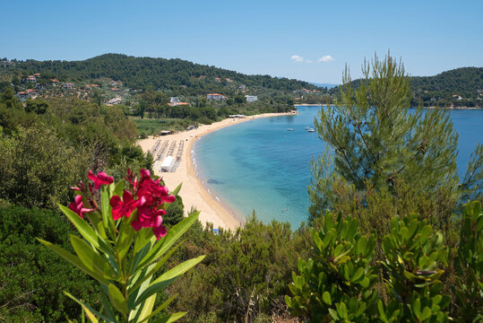 Skiathos Island, Greece, the beach of Agia Paraskevi (Platanias)