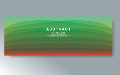 Vector abstract design web banner template. Web Design Elements - Header Design. Abstract geometric web banner template on grey background.Modern banner.