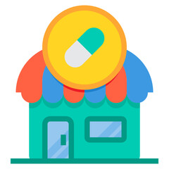 Drug flat icon