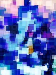 Graphical Abstract Painting Art Background Texture,Abstract Colorful Geometrical Artwork Poster,Modern Conceptual Art