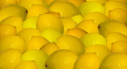 A composition of yellow lemons on a colored background. Healthy food,
 vitamins. Healthy lifestyle. Background.