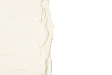 White whipped cream texture.