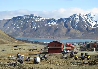 Foto op Plexiglas Longyearbyen, Spitsbergen © AGAMI
