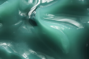 macro close up of blue carbon paste