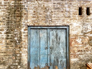 old wooden door