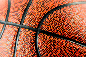 Obraz premium Closeup of basketball