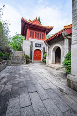 Fototapeta na wymiar Bell Tower of Tianhou Temple, Nansha, Guangzhou, China