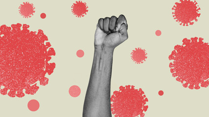 Stand up against coronavirus and fight the infection