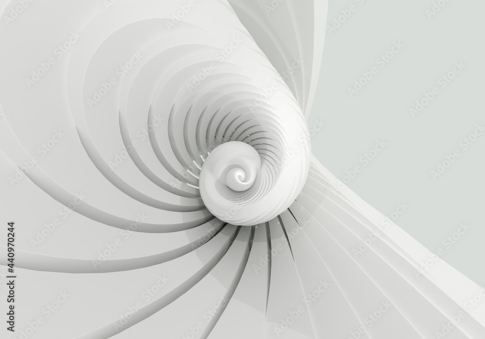 Poster curl background. white modern wallpaper. curl background in white. three-dimensional curl background