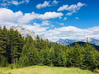 Fototapeta na wymiar Banff National Park from an amazing viewpoint