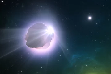 Ein interstellarer Komet, Asteroid, der in unser Sonnensystem eingedrungen ist © Peter Jurik