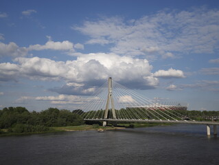 Most Świętokrzyski Warszawa Europa - obrazy, fototapety, plakaty