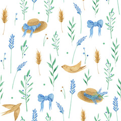 seamless pattern with flowers