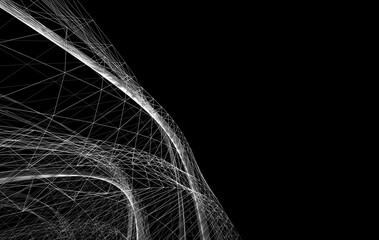 abstract architecture 3d shape