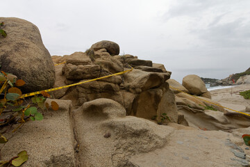 Park Narodowy Tayrona na karaibskikm wybrzeżu Kolumnii © Miroslaw