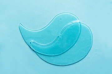 Hydrogel blue eye patches