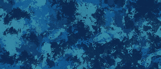 Fototapeta na wymiar Dark blue abstract camouflage background. Blue texture.