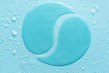 Hydrogel blue eye patches