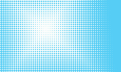 halftone background with turquoise blue color