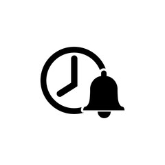 Bell icon for incoming inbox message. Notification icon, logo isolated on white background