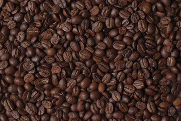 The Coffee beans saturated color picture beautiful background