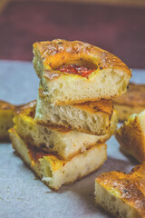 Focaccia barese made with Sourdough Starter