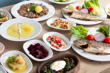 Delicious hot appetizers and main courses	