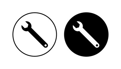 Fototapeta na wymiar Wrench icon set. repair icon vector. tools icon vector