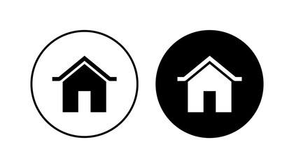 House icon set. Home icon vector