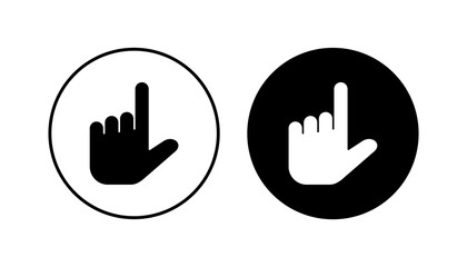 Obraz premium Hand icon set. hand vector icon, palm,click
