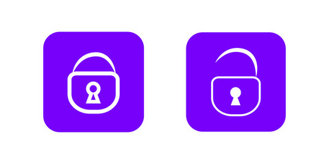 Lock icons. For the design of applications and sites. Vector image.