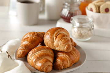 croissant on a plate