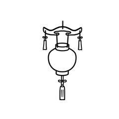 お盆提灯　御所丸提灯