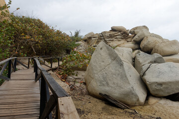 Park Narodowy Tayrona na karaibskikm wybrzeżu Kolumnii © Miroslaw