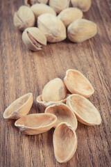 Pistachio nuts as source vitamins and minerals. Healthy eating