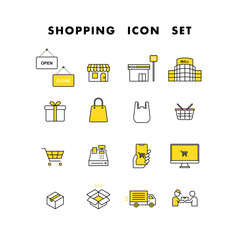ショッピングアイコンセット