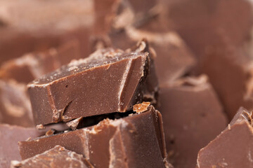 natural food from cocoa, sugar, cocoa butter