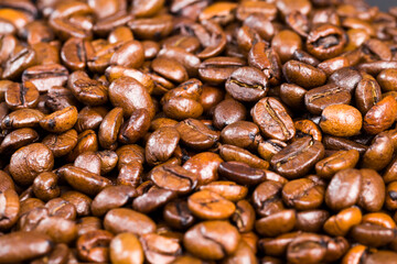 natural fresh roasted coffee beans