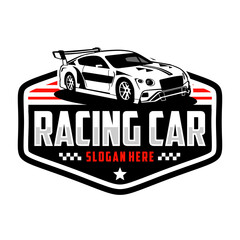 Racing car logo