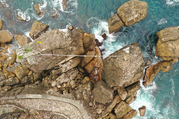 高知県室戸市　鹿岡の夫婦岩