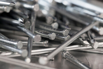 zinc coated steel nails for rust protection