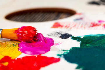 oil paints for creative drawing, the creative process