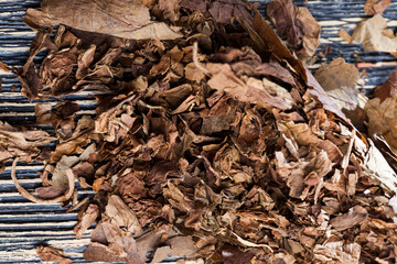 real tobacco from cigarettes