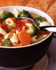 Soup images for the food industry.
