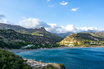 Fototapeta na wymiar Ferma Bucht mit Bergen Kreta